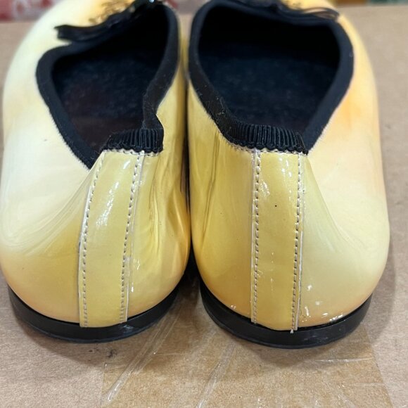 Prada Ballet Flats Yellow Orange Ombre - Picture 5 of 9